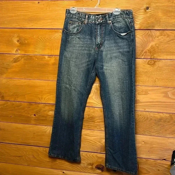 Los Altos boots Jeans Collection Mens 34/30 blue faded vintage Y2K western horse - Picture 1 of 9